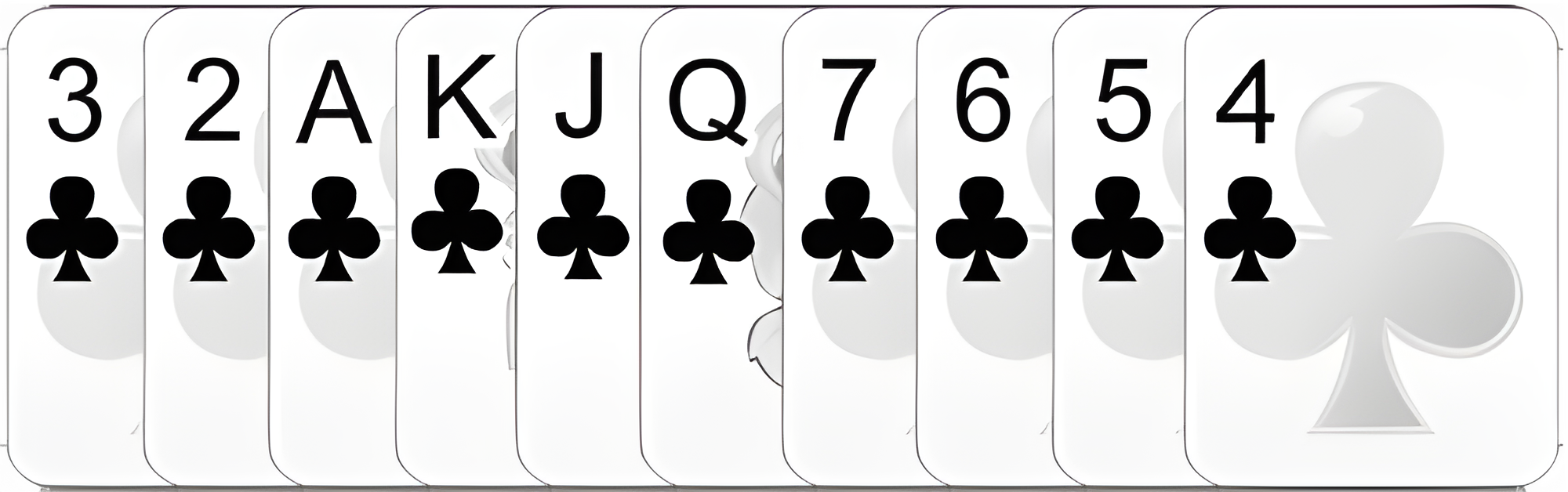 Hierarquia das cartas no Truco Paulista — baralho francês