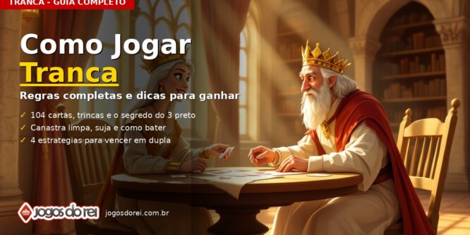 Como jogar Tranca - Jogos do Rei